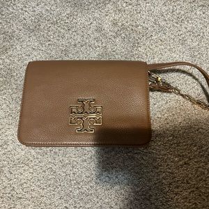 Tory Burch Brown Leather Crosbody